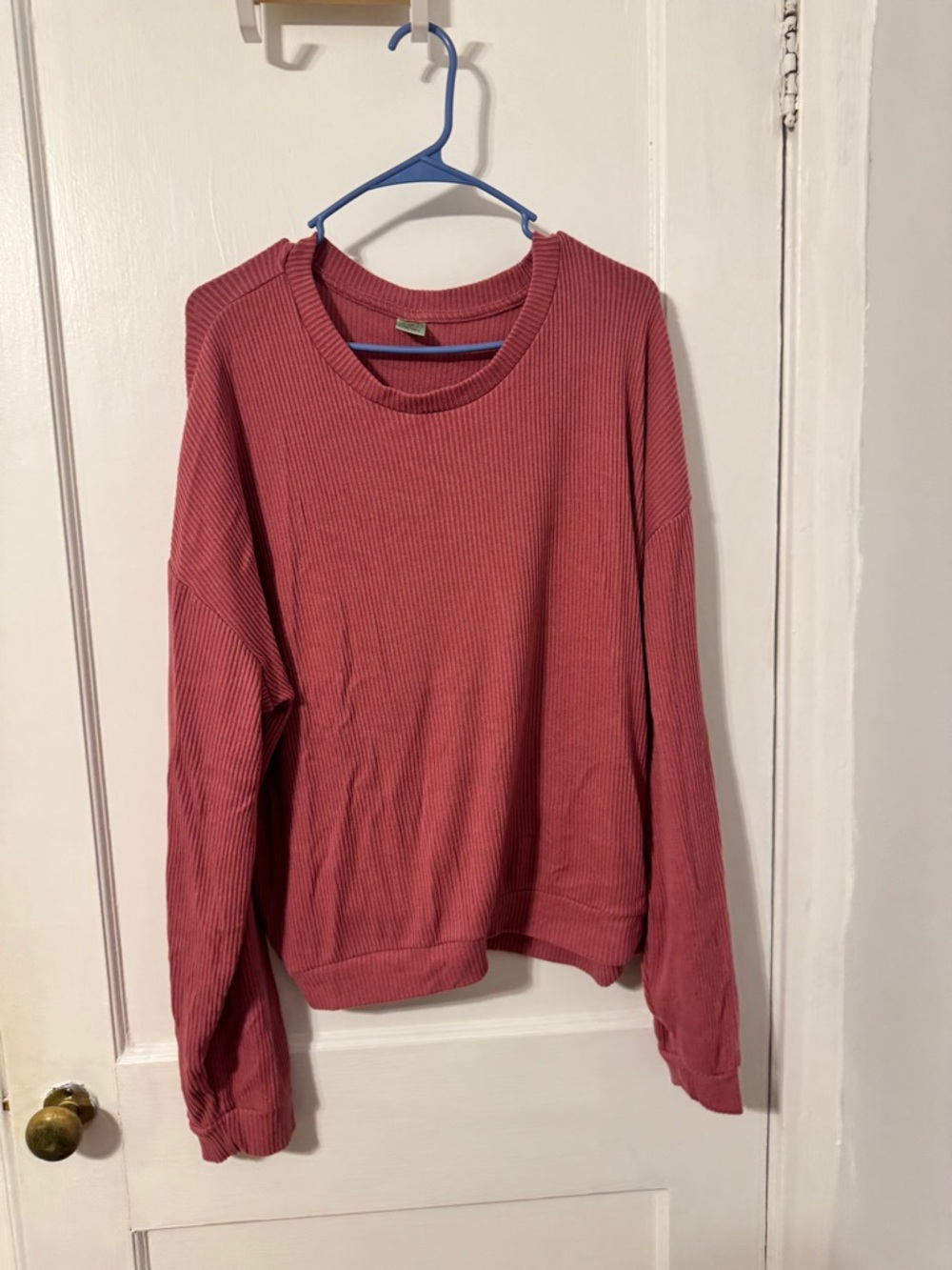 Honeydew Intimates Rose Ribbed Crewneck Sweater Lounge Set